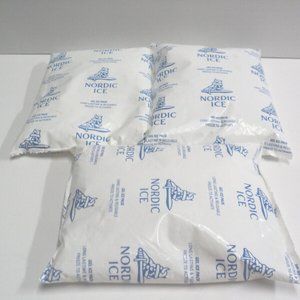 Nordic Ice Refrigerant Gel Ice Packs Lot of 3 Non-Toxic Reusable 5.5" x 7.5"